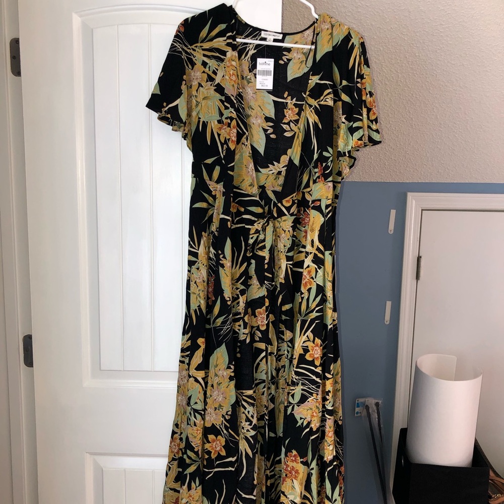 Floral Bohme Wrap Dress